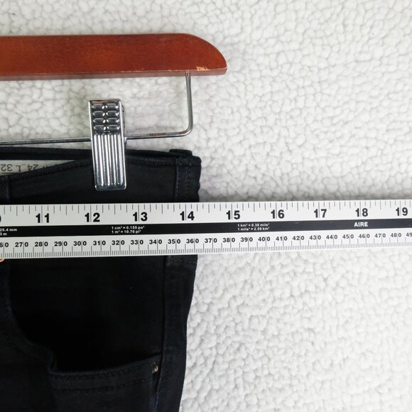 Diesel Jeans Womens 24 Black Grupee Super Slim Skinny Low Waist Stretch 33L - Picture 5 of 12